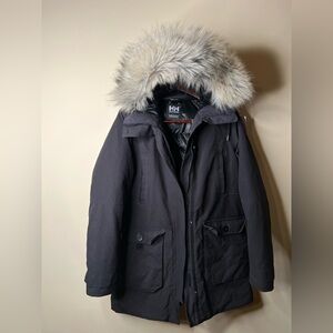 Women’s Helly Hansen Svalbard 2 Down Parka. Black. Large.SEE DESCRIPTION